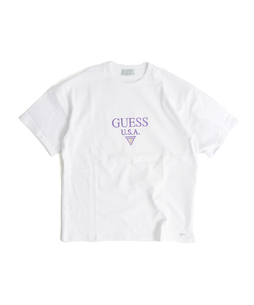 ROOPTOKYO(ループトウキョウ)の「Guess Green Label/ゲスグリーンレーベル Guess USA Tee(Tシャツ/カットソー・メンズ・ホワイト/ブラック/パープル・M/L/XL)」の14枚目の写真