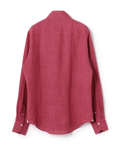 Finamore（フィナモレ）の「FINAMORE / "SIMONE" リネンカラーシャツ（シャツ/ブラウス・メンズ・ホワイト/ネイビー/ラベンダー/ボルドー/スカイブルー・LARGE/MEDIUM/SMALL）」の13枚目の写真