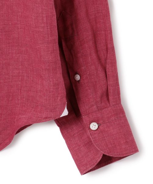 Finamore（フィナモレ）の「FINAMORE / "SIMONE" リネンカラーシャツ（シャツ/ブラウス・メンズ・ホワイト/ネイビー/ラベンダー/ボルドー/スカイブルー・LARGE/MEDIUM/SMALL）」の11枚目の写真