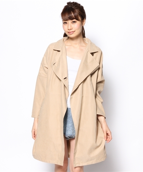 Chico（チコ）の「ニュアンストレンチコート（その他アウター・レディース・キャメル/ネイビー/ベージュ・FREE）」の14枚目の写真