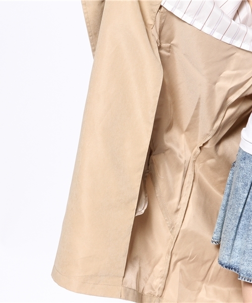 Chico（チコ）の「ニュアンストレンチコート（その他アウター・レディース・キャメル/ネイビー/ベージュ・FREE）」の8枚目の写真