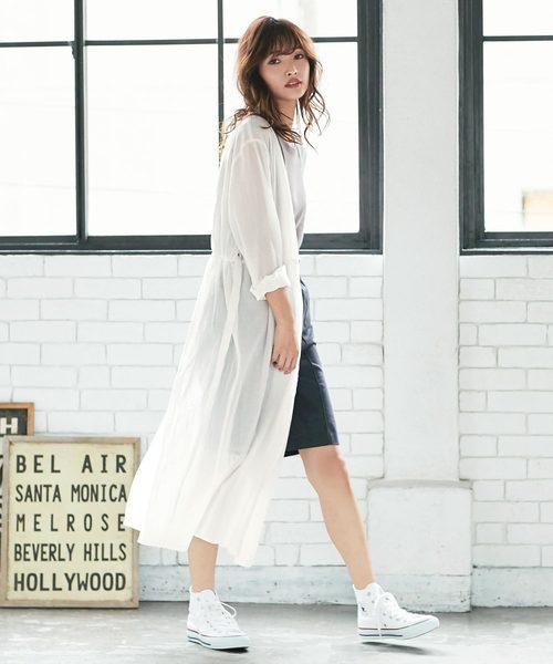 KOBE LETTUCE（コウベレタス）の「リネンタッチカシュクール2Wayガウンマキシワンピース【セットアップOK】（ワンピース・レディース・ブラック/ベージュ/オフホワイト/オレンジ/ライトカーキ/ブラウン/チャコールグレー・FREE）」の2枚目の写真