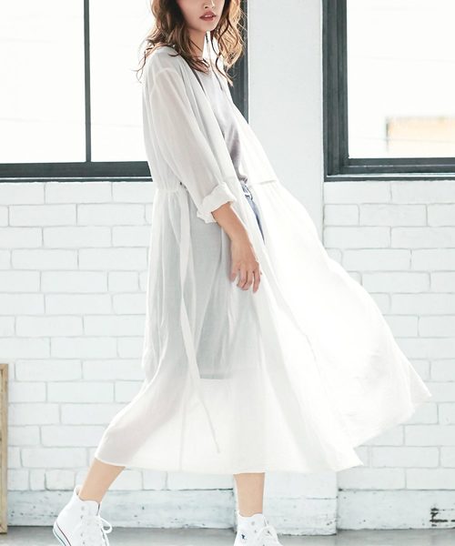 KOBE LETTUCE（コウベレタス）の「リネンタッチカシュクール2Wayガウンマキシワンピース【セットアップOK】（ワンピース・レディース・ブラック/ベージュ/オフホワイト/オレンジ/ライトカーキ/ブラウン/チャコールグレー・FREE）」の13枚目の写真