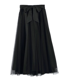 axes femme | サテン×チュールスカート(スカート)