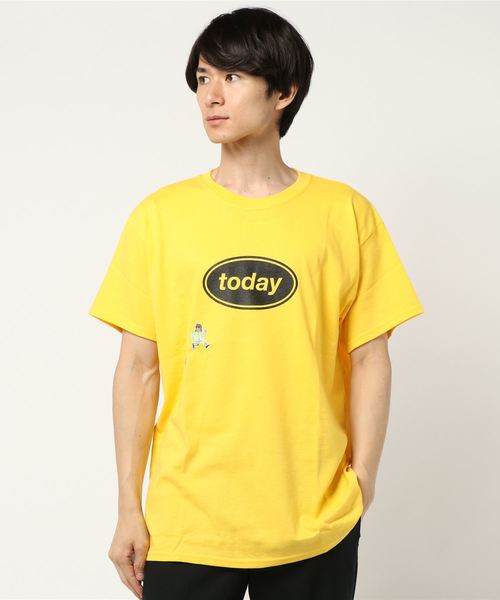TODAY edition(トゥデイエディション)の「【PULP】TODAY edition / トゥデイエディション TODAY SS TEE(Tシャツ/カットソー・メンズ・ホワイト/ブラック/イエロー/パープル系その他/オレンジ系その他・LARGE)」の4枚目の写真