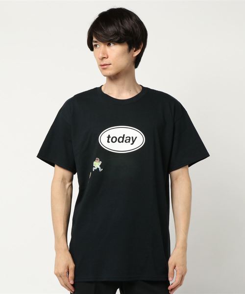 TODAY edition(トゥデイエディション)の「【PULP】TODAY edition / トゥデイエディション TODAY SS TEE(Tシャツ/カットソー・メンズ・ホワイト/ブラック/イエロー/パープル系その他/オレンジ系その他・LARGE)」の2枚目の写真