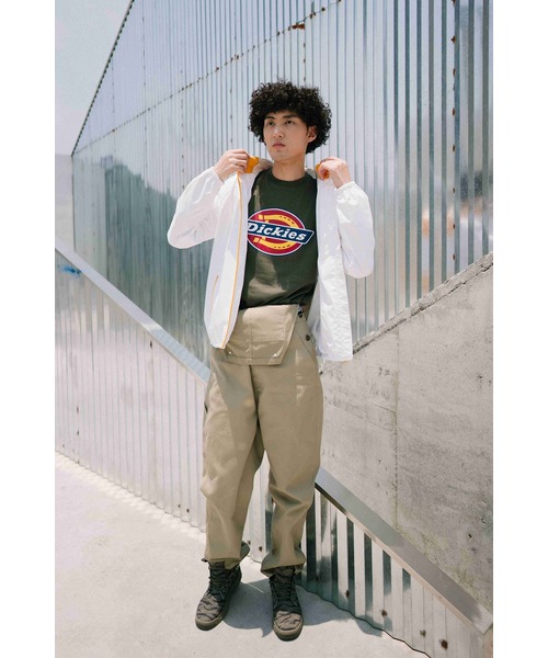 Dickies(ディッキーズ)の「【メンズ】Dickiesロゴプリントライトジャケット(その他アウター)」|ホワイト