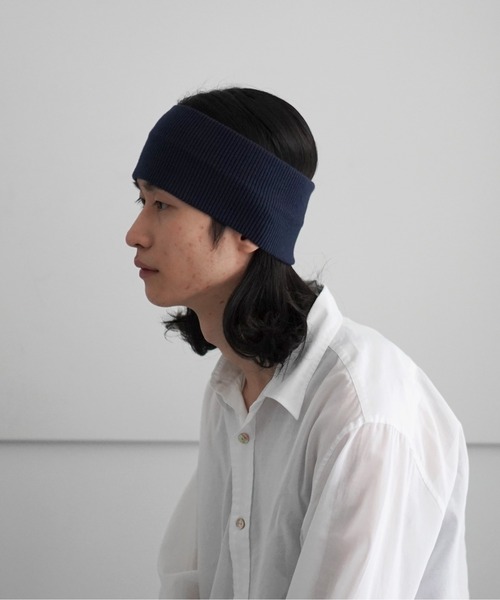 KAIKO（カイコー）の「KAIKO Hair band（ヘアバンド・メンズ・ライトグレー/ブラック/オリーブ/モカ/グレー系その他/ネイビー/オフホワイト/ダークグレー/ベージュ/グレー・FREE）」の11枚目の写真