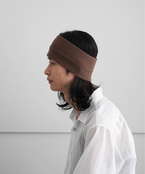 KAIKO（カイコー）の「KAIKO Hair band（ヘアバンド・メンズ・ライトグレー/ブラック/オリーブ/モカ/グレー系その他/ネイビー/オフホワイト/ダークグレー/ベージュ/グレー・FREE）」の14枚目の写真