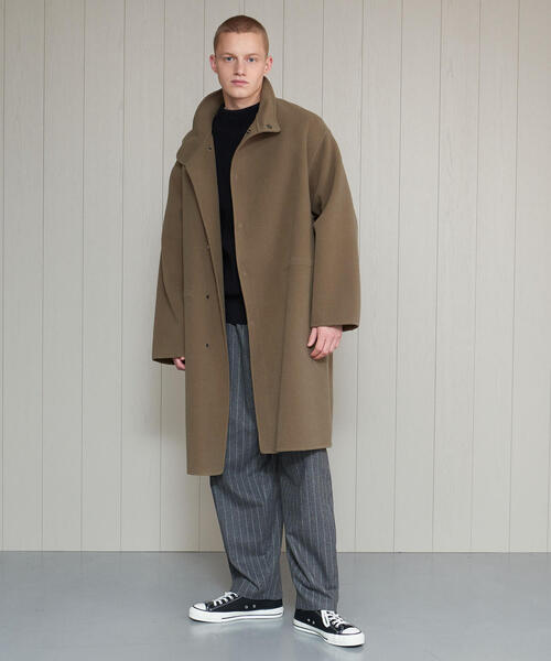 ジャケット・アウター H BEAUTY & YOUTH MELTON STAND COAT H BEAUTY&YOUTH UNITED ARROWS（エイチビューティーアンドユース