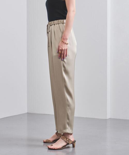 UNITED ARROWS（ユナイテッドアローズ）の「UWSC ドローストリング タックパンツ†（その他パンツ・レディース・ブラック/ナチュラル/ライム・36/34/38）」の6枚目の写真
