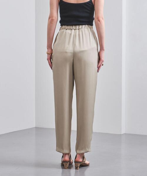 UNITED ARROWS（ユナイテッドアローズ）の「UWSC ドローストリング タックパンツ†（その他パンツ・レディース・ブラック/ナチュラル/ライム・36/34/38）」の5枚目の写真