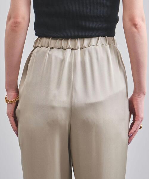 UNITED ARROWS（ユナイテッドアローズ）の「UWSC ドローストリング タックパンツ†（その他パンツ・レディース・ブラック/ナチュラル/ライム・36/34/38）」の8枚目の写真