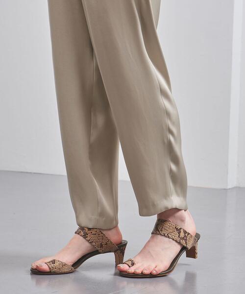 UNITED ARROWS（ユナイテッドアローズ）の「UWSC ドローストリング タックパンツ†（その他パンツ・レディース・ブラック/ナチュラル/ライム・36/34/38）」の7枚目の写真