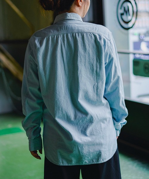 GORDON MILLER(ゴードンミラー)の「GORDON MILLER(ゴードンミラー) CHAMBRAY WORK SHIRT (シャンブレーワークシャツ)(シャツ/ブラウス・メンズ・サックスブルー/ネイビー・S/L/M)」の20枚目の写真