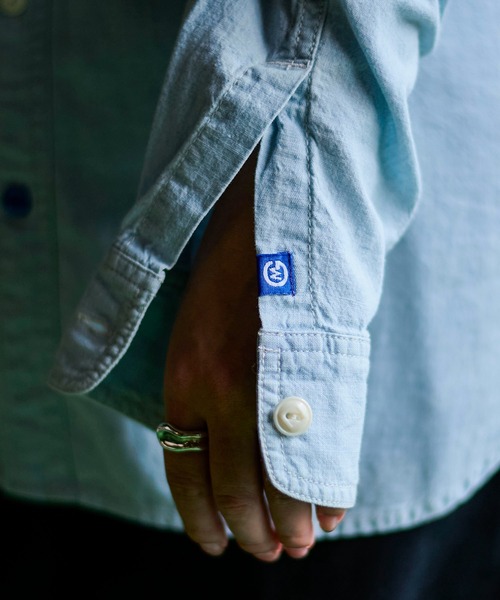 GORDON MILLER(ゴードンミラー)の「GORDON MILLER(ゴードンミラー) CHAMBRAY WORK SHIRT (シャンブレーワークシャツ)(シャツ/ブラウス・メンズ・サックスブルー/ネイビー・S/L/M)」の17枚目の写真