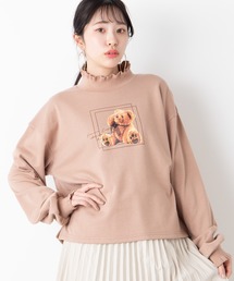 WEGO | WEGO/メロウフリルリブビッグシルエットくまさんスウェット(スウェット)