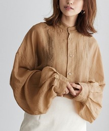 Pierrot | ヘンリーネックシアーシャツ(シャツ/ブラウス)