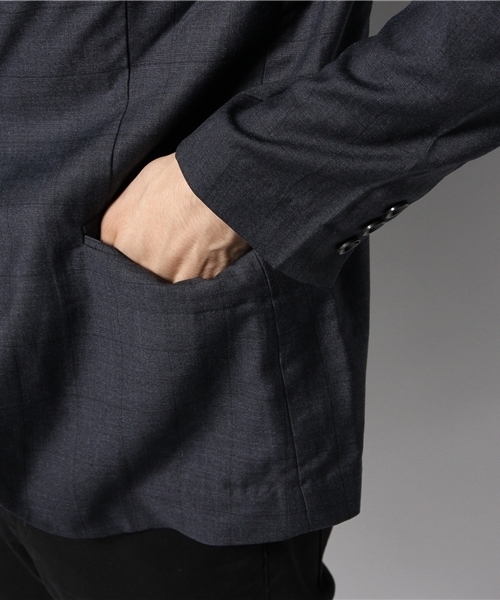 CIAOPANIC TYPY（チャオパニックティピー）の「ウィンドペンテーラージャケット（テーラードジャケット・メンズ・グレー/ネイビー・MEDIUM/LARGE）」の4枚目の写真