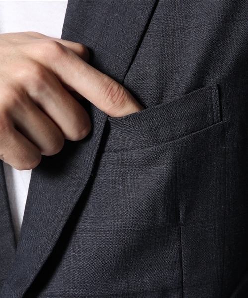 CIAOPANIC TYPY（チャオパニックティピー）の「ウィンドペンテーラージャケット（テーラードジャケット・メンズ・グレー/ネイビー・MEDIUM/LARGE）」の6枚目の写真