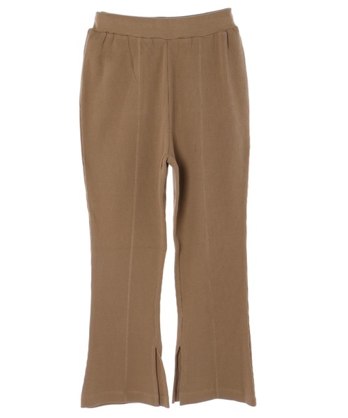 AMERICAN HOLIC（アメリカンホリック）の「ワッフルワイドパンツ ＊（その他パンツ・レディース・ブラック/グレイッシュベージュ/モカ・MEDIUM/LARGE）」の8枚目の写真