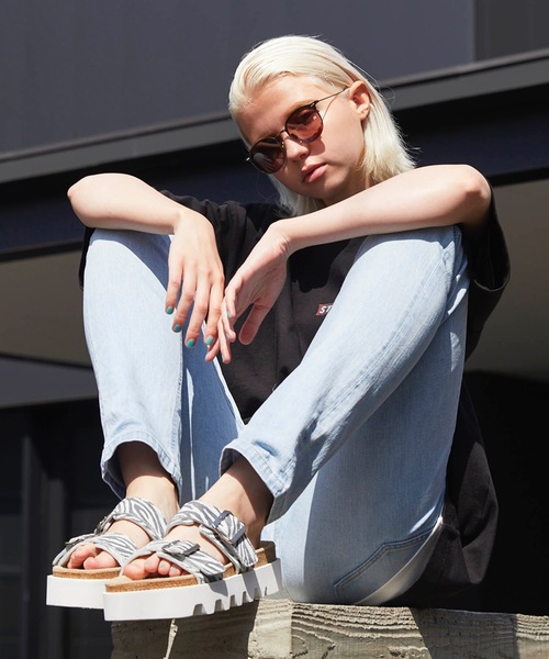 MAISON SPECIAL(メゾンスペシャル)の「《ユニセックスアイテム》【SPECIAL SHOES FACTORY コラボ】東京産ダブルベルトコルクドッキング厚底スポーツサンダル 【MAISON SPECIAL/メゾンスペシャル】(サンダル・メンズ・ブラック/オレンジ/ホワイト/ゼブラ・25.5/24.5/26.5/27.5/23.5)」の11枚目の写真