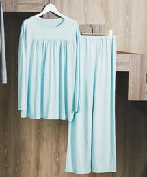 KID BLUE（キッドブルー）の「キッドブルー -20トップシルク天竺 -長袖パジャマ -KNPK506 -kidblue（ルームウェア/パジャマ）」