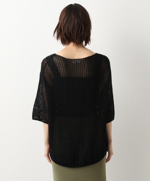 LEPSIM(レプシィム)の「7Gリラックスザックリプルオーバー 893099(ニット/セーター・レディース・ブラック/モカ/パープル・FREE)」の9枚目の写真