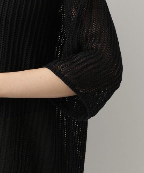 LEPSIM(レプシィム)の「7Gリラックスザックリプルオーバー 893099(ニット/セーター・レディース・ブラック/モカ/パープル・FREE)」の12枚目の写真