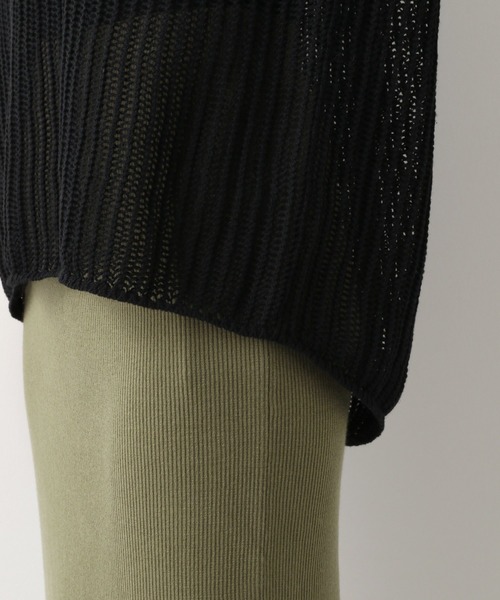 LEPSIM(レプシィム)の「7Gリラックスザックリプルオーバー 893099(ニット/セーター・レディース・ブラック/モカ/パープル・FREE)」の13枚目の写真