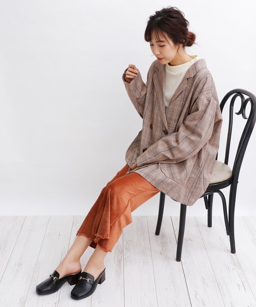 attagirl(アタガール)の「チャンキーヒール ビット ローファー サンダル(ローファー・レディース・ブラック/ブラック系その他/ブラック系その他2・LL/S/M/L)」の7枚目の写真