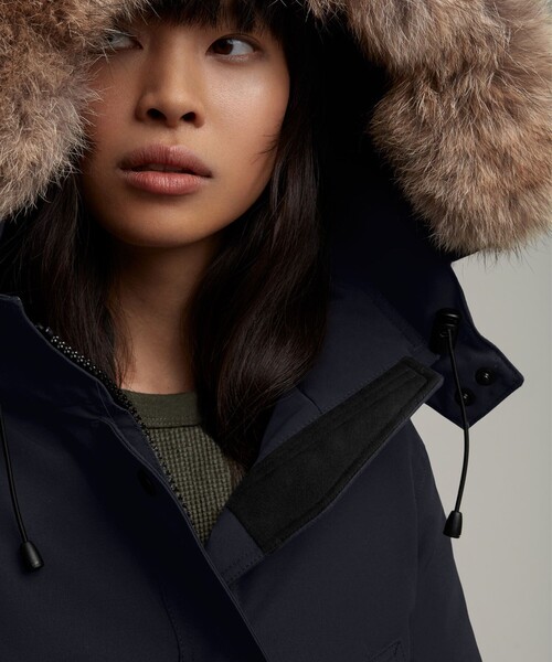 Canada Goose トリリウムパーカーダウンジャケット LG ネイビー Canada Goose トリリウムパーカーダウンジャケット LG ネイビー