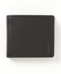 HUGO グレインレザー ジップアップウォレット スタックロゴ HUGO（ヒューゴ）の「HUGOスタックロゴ グレインレザー ジップ