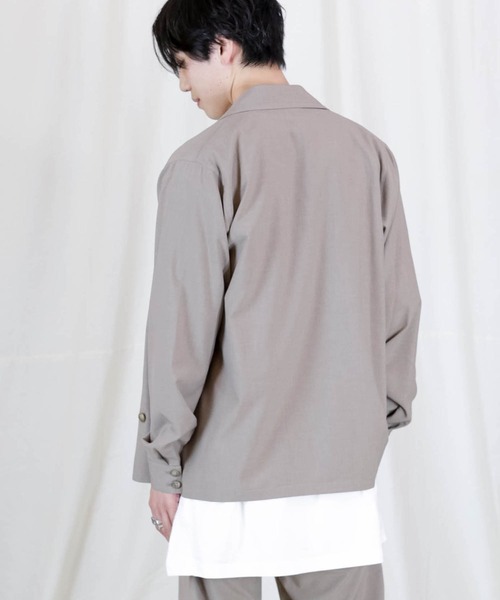 Iroquois（イロコイ）の「REFLAX WEATHER CLOTH WJK【セットアップ対応】（その他アウター・メンズ・ブラック/ベージュ/ネイビー/ブラウン・1/2/3）」の17枚目の写真