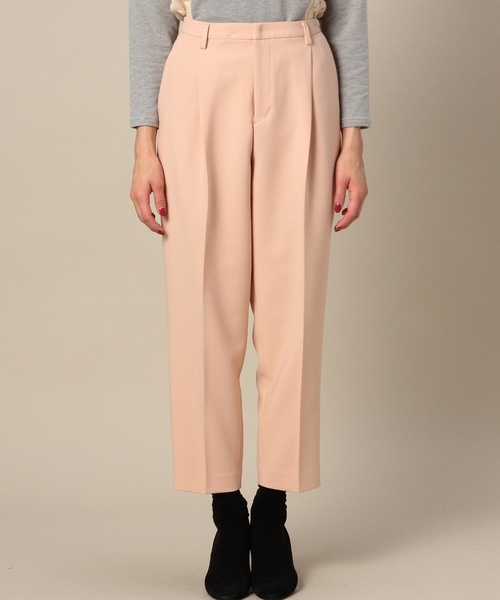 BEAUTY&YOUTH UNITED ARROWS（ビューティーアンドユースユナイテッドアローズ）の「BYTF ダブルクロス タックテーパードパンツ◆（その他パンツ・レディース・ライトピンク/ネイビー/ダークグレー・SMALL/MEDIUM）」の5枚目の写真