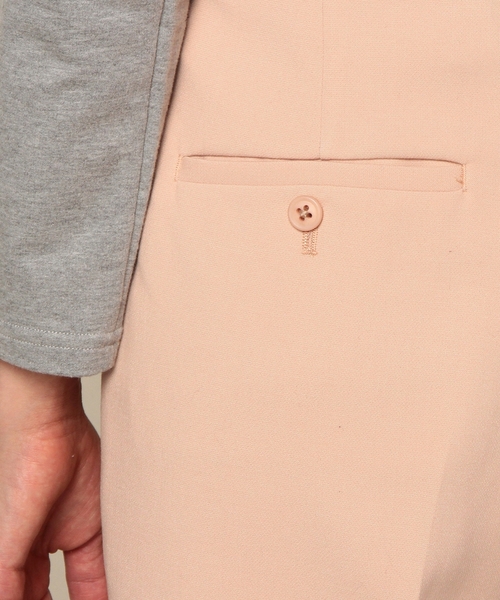 BEAUTY&YOUTH UNITED ARROWS（ビューティーアンドユースユナイテッドアローズ）の「BYTF ダブルクロス タックテーパードパンツ◆（その他パンツ・レディース・ライトピンク/ネイビー/ダークグレー・SMALL/MEDIUM）」の16枚目の写真