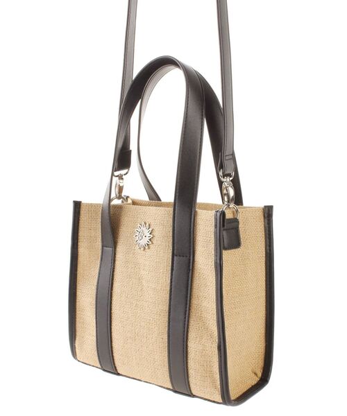 Bag トートバッグ Evris エヴリス のファッション ジュートスクエア2way
