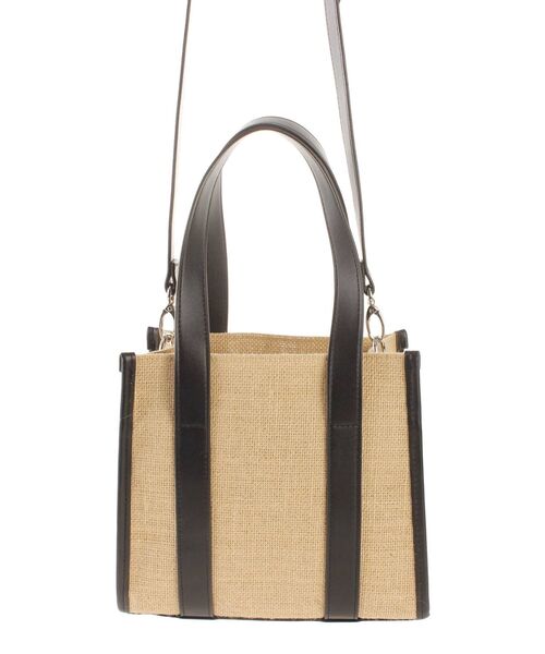 Bag トートバッグ Evris エヴリス のファッション ジュートスクエア2way