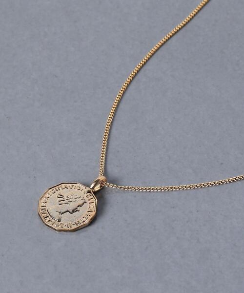 UNITED ARROWS（ユナイテッドアローズ）の「UWFM コインネックレス M（ネックレス・レディース・ゴールド・FREE）」の2枚目の写真