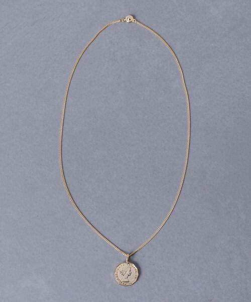 UNITED ARROWS（ユナイテッドアローズ）の「UWFM コインネックレス M（ネックレス・レディース・ゴールド・FREE）」の3枚目の写真
