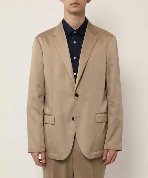 KASHIYAMA(カシヤマ)の「TECH-CHINO ストレッチ2Bジャケット(テーラードジャケット・メンズ・ブラウン/ベージュ・マルチサイズ)」の7枚目の写真