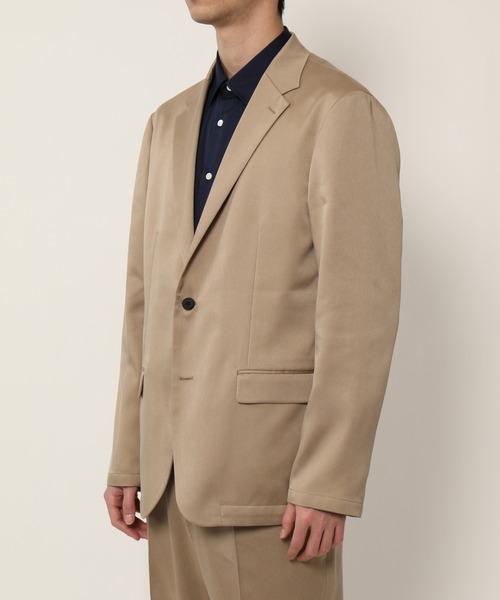 KASHIYAMA(カシヤマ)の「TECH-CHINO ストレッチ2Bジャケット(テーラードジャケット・メンズ・ブラウン/ベージュ・マルチサイズ)」の14枚目の写真