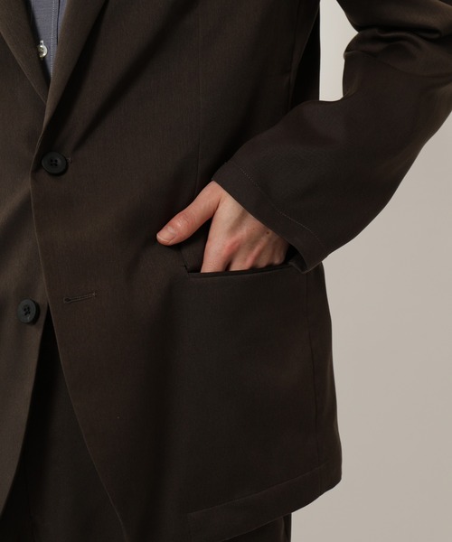 KASHIYAMA(カシヤマ)の「TECH-CHINO ストレッチ2Bジャケット(テーラードジャケット・メンズ・ブラウン/ベージュ・マルチサイズ)」の18枚目の写真