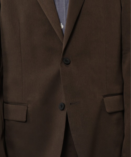 KASHIYAMA(カシヤマ)の「TECH-CHINO ストレッチ2Bジャケット(テーラードジャケット・メンズ・ブラウン/ベージュ・マルチサイズ)」の20枚目の写真