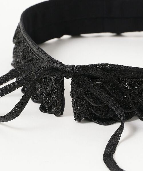 Ray BEAMS（レイビームス）の「DIR 69 × Ray BEAMS / 別注 Scallop ベルト（ベルト・レディース・ブラック/ゴールド・ONE SIZE）」の6枚目の写真