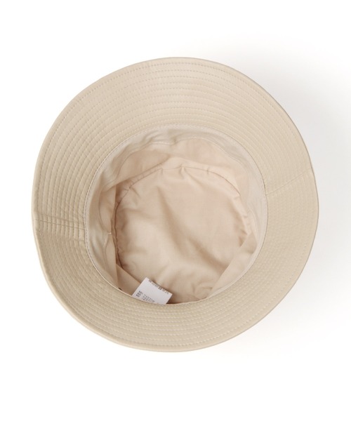 BAYFLOW（ベイフロー）の「フェイクレザーバケットハット（ハット・レディース・ベージュ/オフホワイト・FREE）」の7枚目の写真