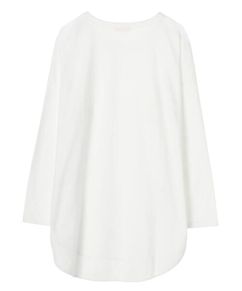 earth music&ecology（アースミュージックアンドエコロジー）の「ラウンドヘムカットチュニック ＊（Tシャツ/カットソー・レディース・オフホワイト・FREE）」の14枚目の写真