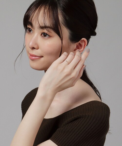 COCOSHNIK(ココシュニック)の「オルタネイト 縄目リング(リング・レディース・ホワイト系その他7・10号/12号/14号)」の7枚目の写真