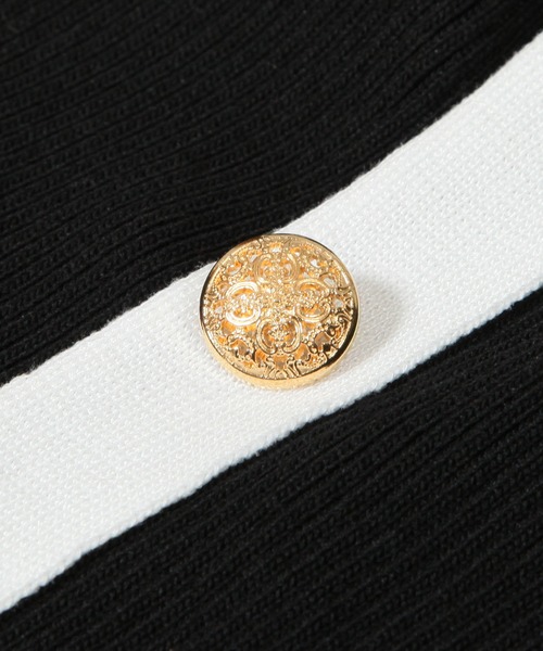 Julia Boutique（ジュリアブティック）の「ウエストリボン付きパイピングニットワンピース/21077（ワンピース・レディース・ブラック/ベージュ/ライトベージュ/ネイビー・M/LL/L/3L）」の14枚目の写真