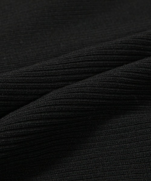 Julia Boutique（ジュリアブティック）の「ウエストリボン付きパイピングニットワンピース/21077（ワンピース・レディース・ブラック/ベージュ/ライトベージュ/ネイビー・M/LL/L/3L）」の11枚目の写真